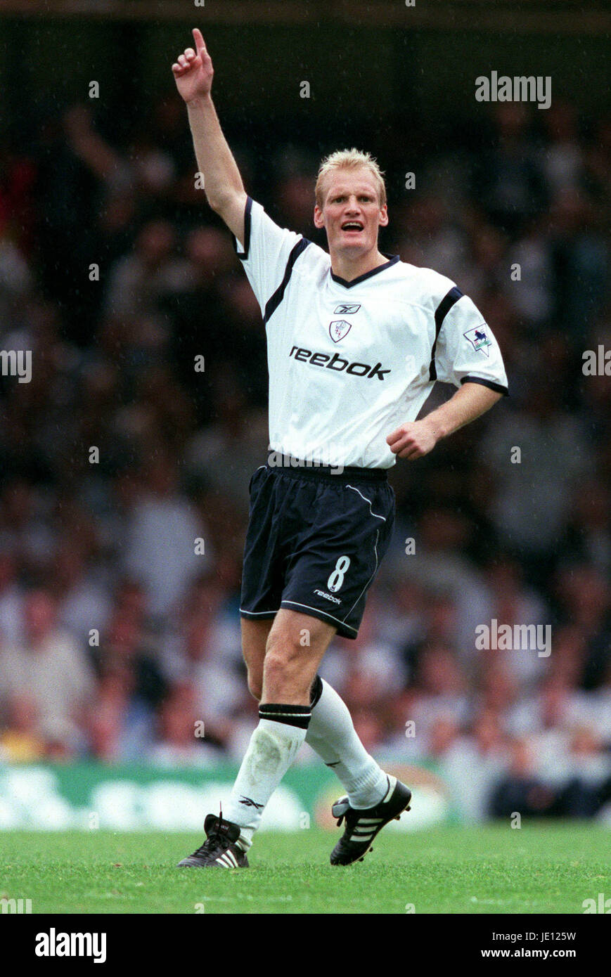 PRO FRANDSEN BOLTON WANDERERS FC FILBERT STREET LEICESTER ENGLAND 18. August 2001 Stockfoto