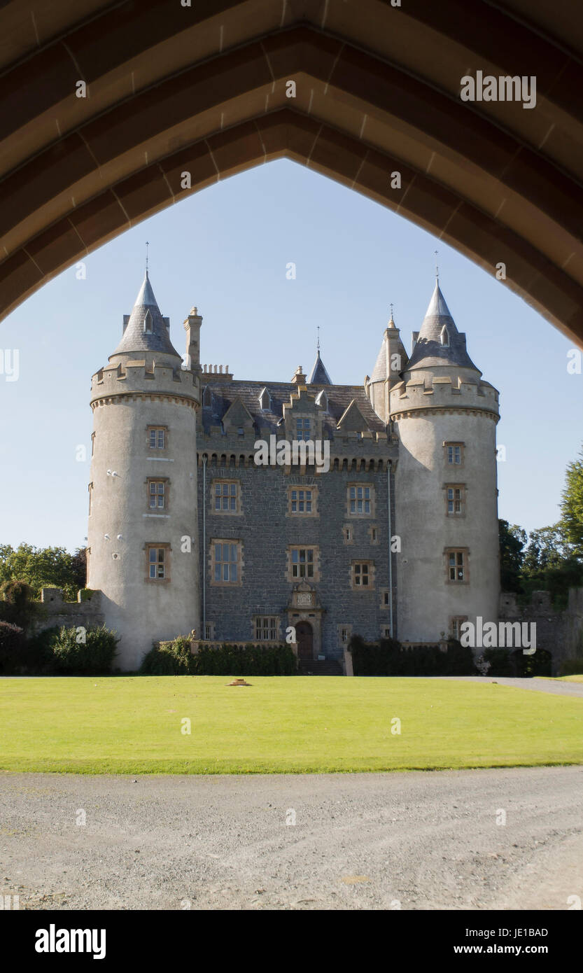 Killyleagh Castle, Killyleagh, County Down, Nordirland. Stockfoto