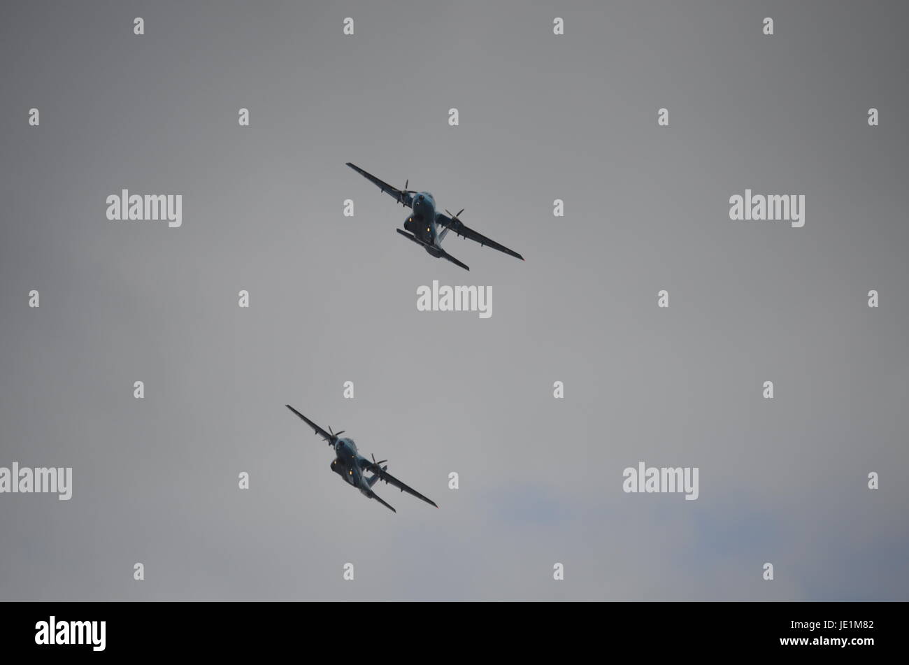Zwei festen Tragflächen Flugzeuge Stockfoto