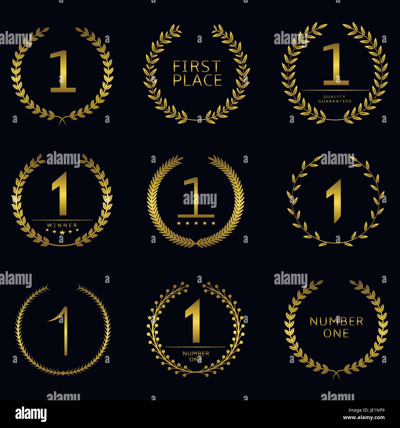 Nummer eins etikettendesign Fotos und Bildmaterial in hoher Auflösung