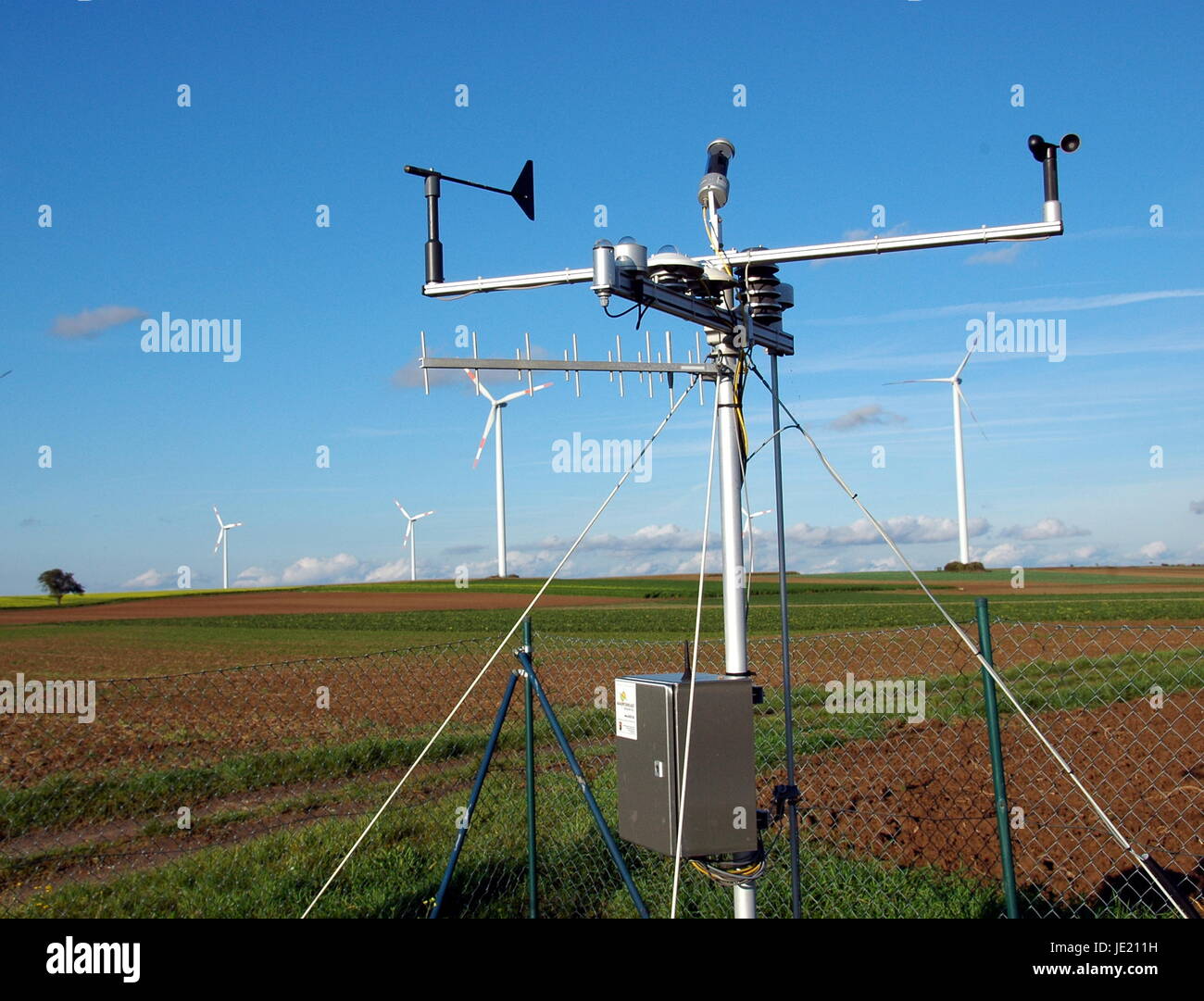 Station landwirtschaftliche Meteorologie Stockfoto