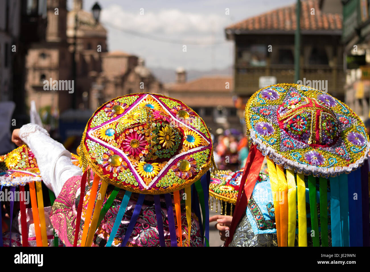 Inti Raymi Sun Festival, Cusco Stockfoto