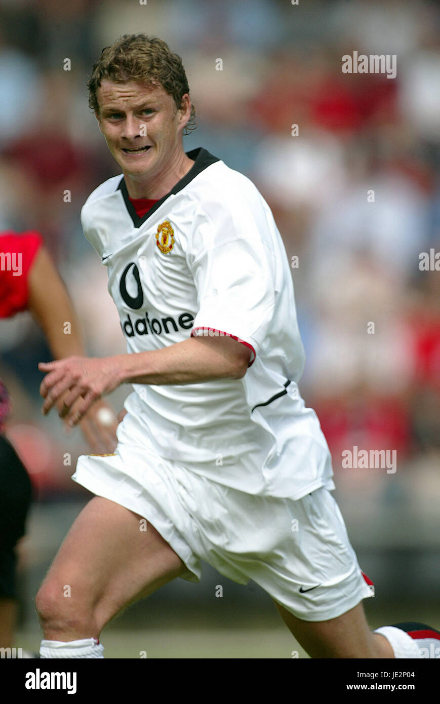OLE-UNITED GUNNAR SOLSKJAER MANCHESTER FC BOURNMOUTH 27. Juli 2002 Stockfoto