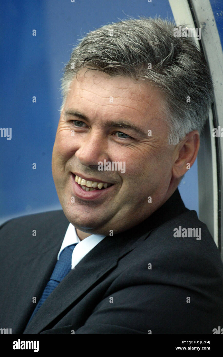 CARLO ANCELOTTI AC MILAN-Trainer 27. Juli 2002 Stockfoto