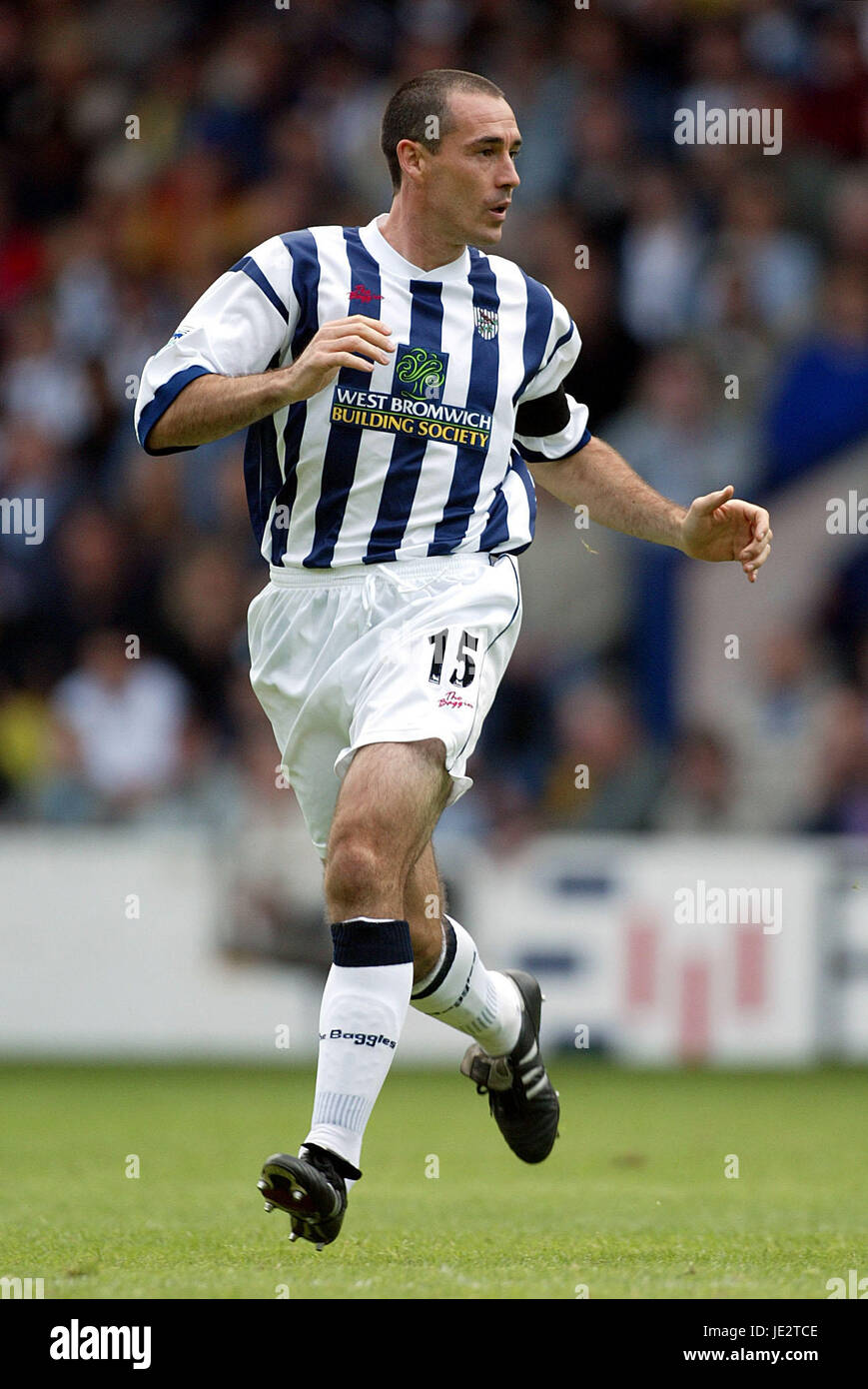BOB TAYLOR WEST BROMWICH ALBION FC HAWTHORNS WEST BROMICH 31. August 2002 Stockfoto