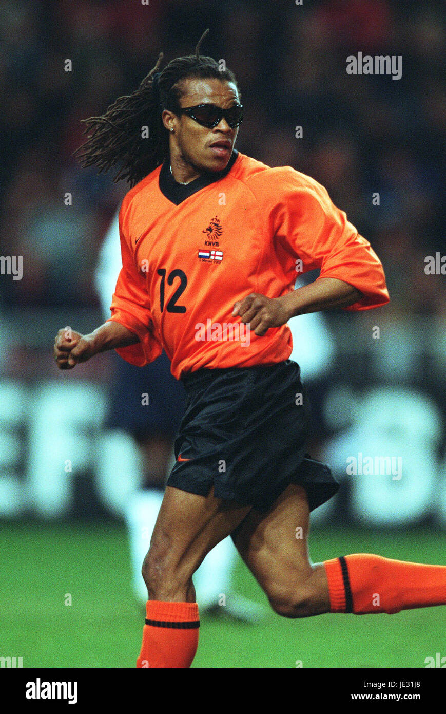 EDGAR DAVIDS HOLLAND & JUVENTUS AMSTERDAM ARENA AMSTERDAM 13. Februar 2002 Stockfoto