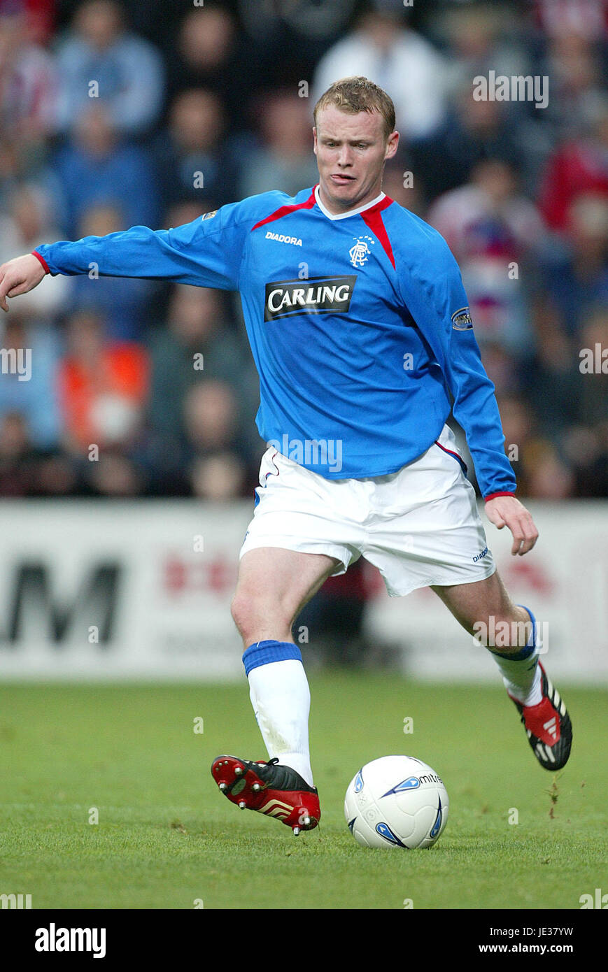 MICHAEL BALL GLASGOW RANGERS FC TYNECASTLE STADIUM EDINBURGH 21. September 2003 Stockfoto