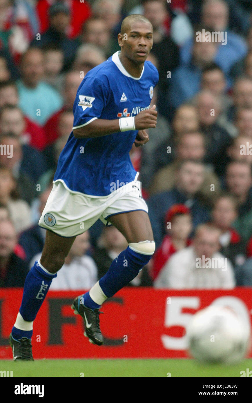 MARCUS BENT LEICESTER CITY FC Anfield Road LIVERPOOL ENGLAND 20. September 2003 Stockfoto