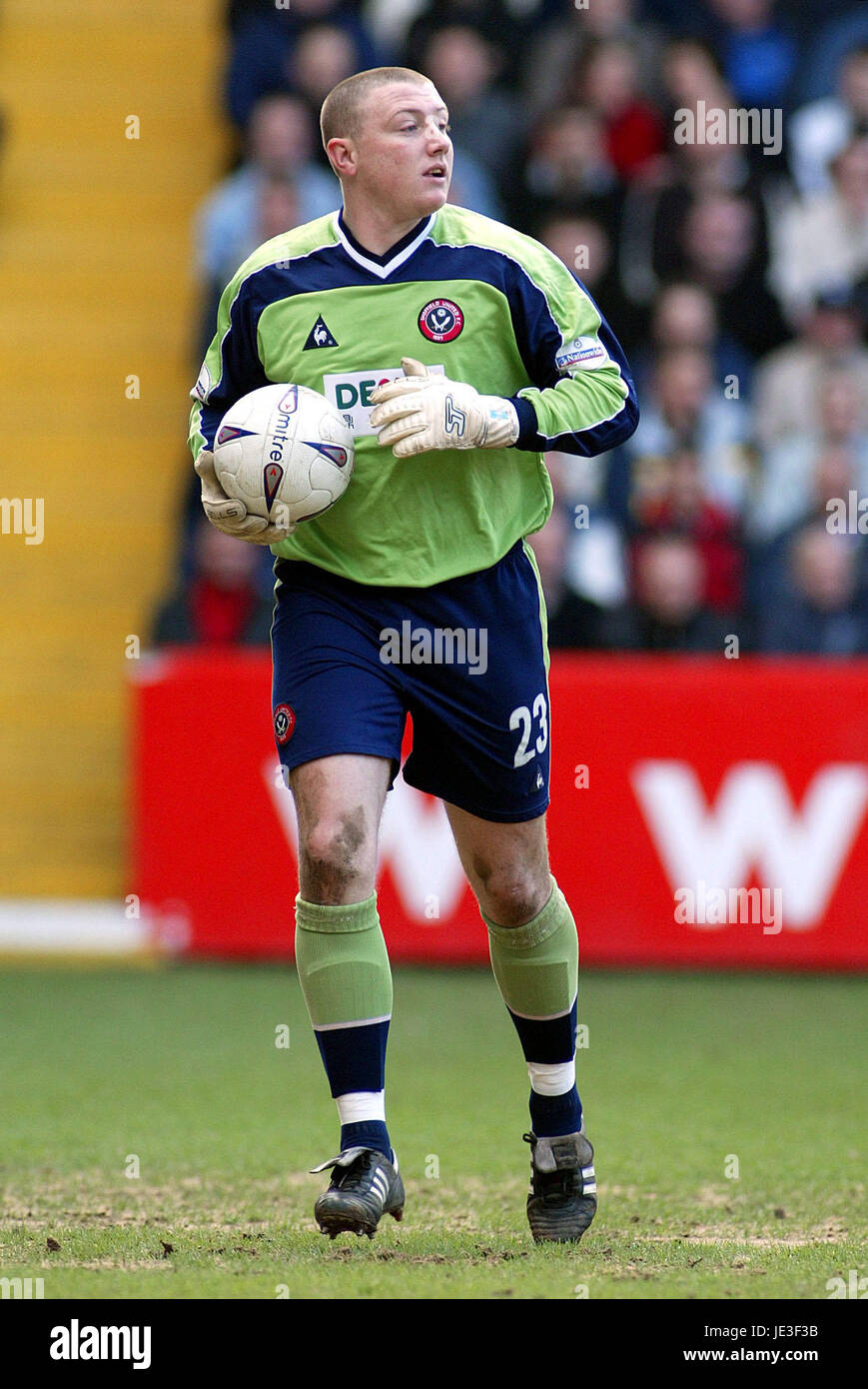 PADDY KENNY SHEFFIELD UNITED FC BRAMALL LANE SHEFFIELD ENGLAND 9. März 2003 Stockfoto