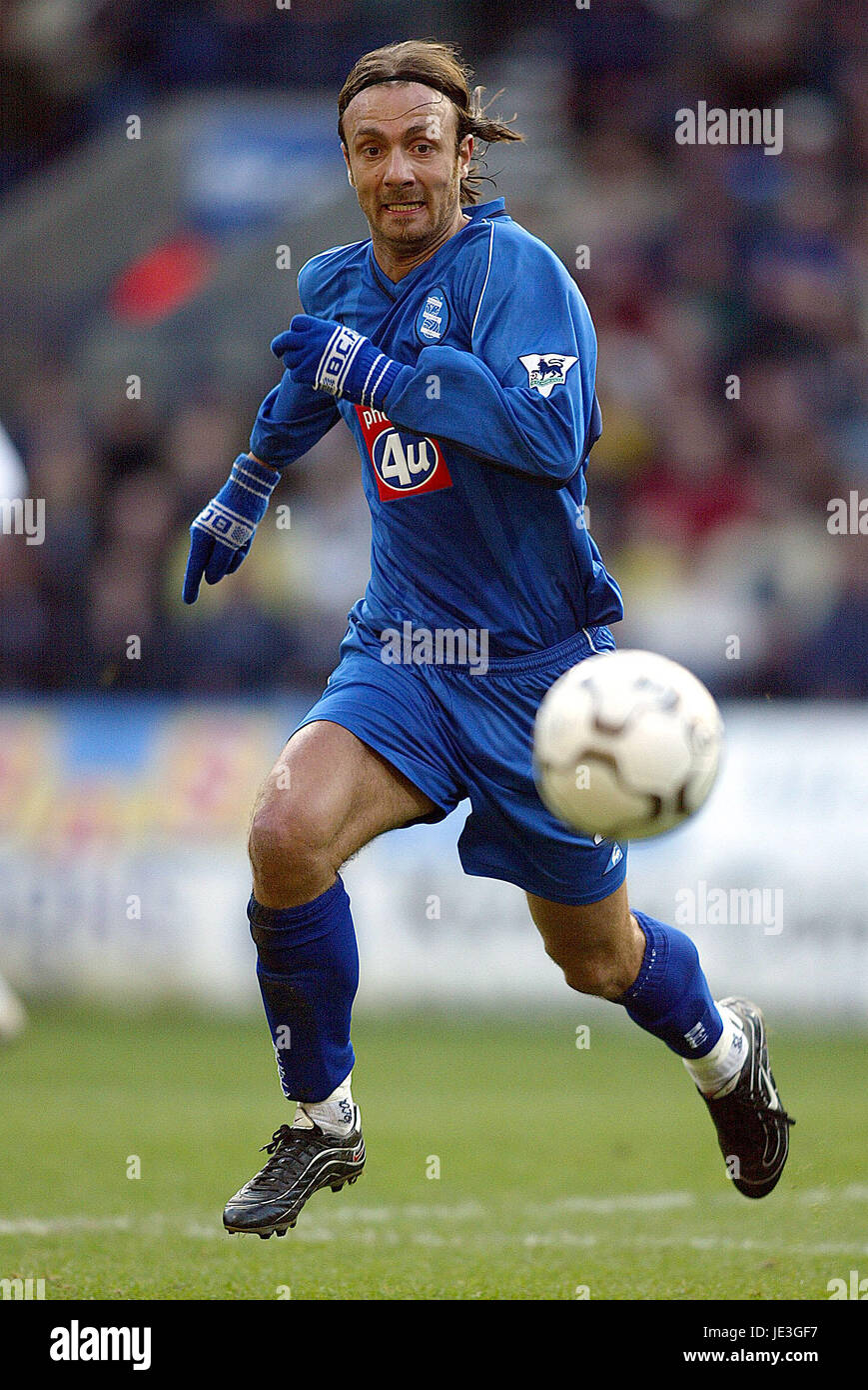 CHRISTOPE DUGARRY BIRMINGHAM CITY FC REEBOK STADIUM BOLTON 1. Februar 2003 Stockfoto