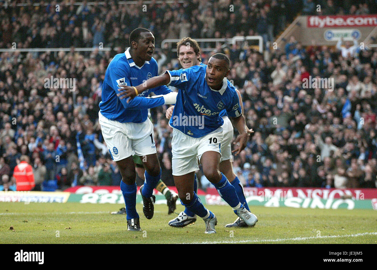 CLINTON MORRISON & DAVID DUNN BIRMINGHAM V NORWICH ST ANDREWS BIRMINGHAM ENGLAND 27. November 2004 Stockfoto