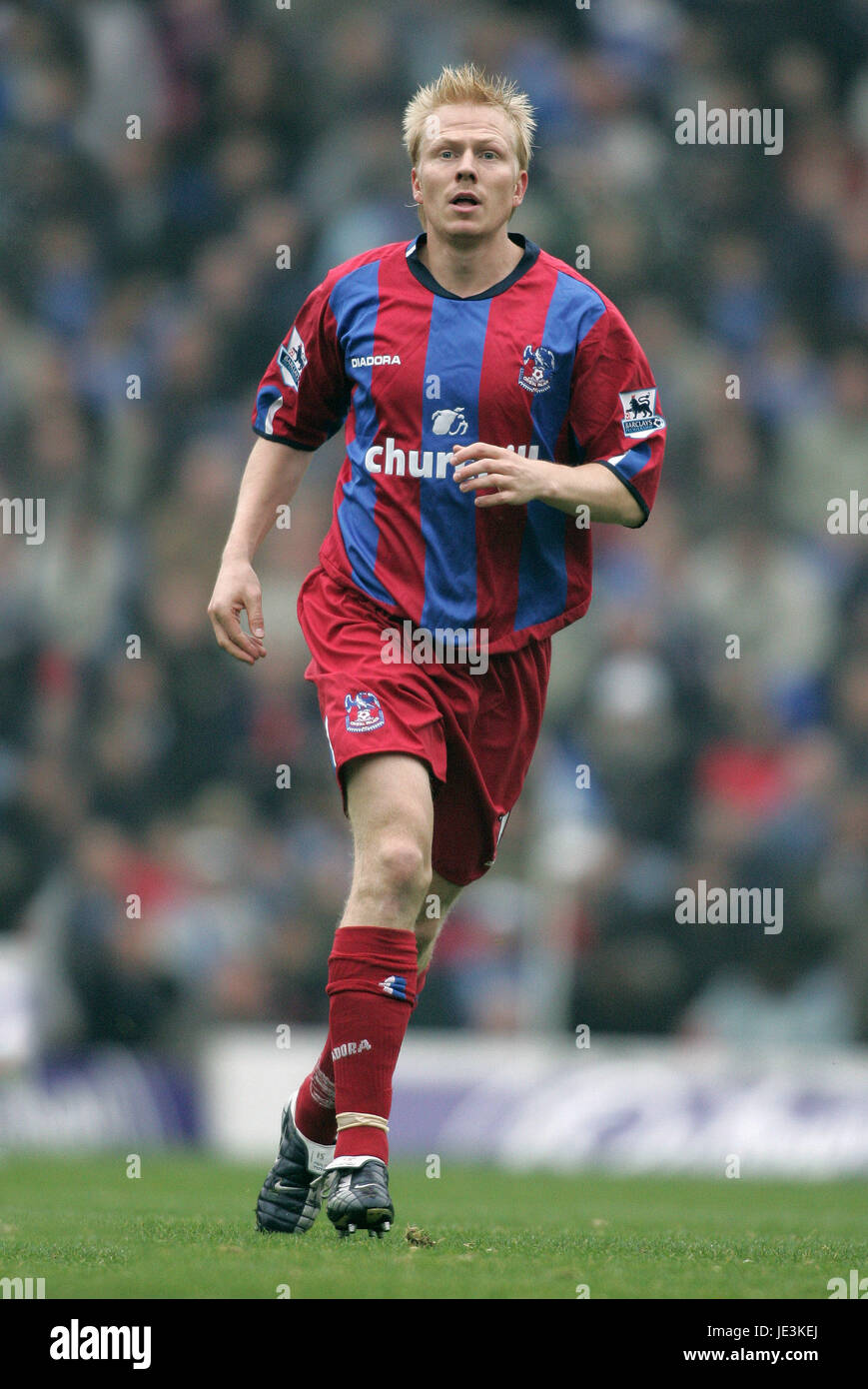 AKI RIIHILAHTI CRYSTAL PALACE FC ST ANDREWS BIRMINGHAM ENGLAND 30. Oktober 2004 Stockfoto