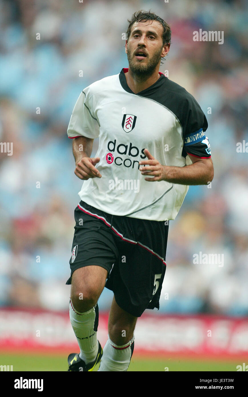 SYLVAIN LEGWINSKI FULHAM FC CITY OF MANCHESTER STADIUM MANCHESTER