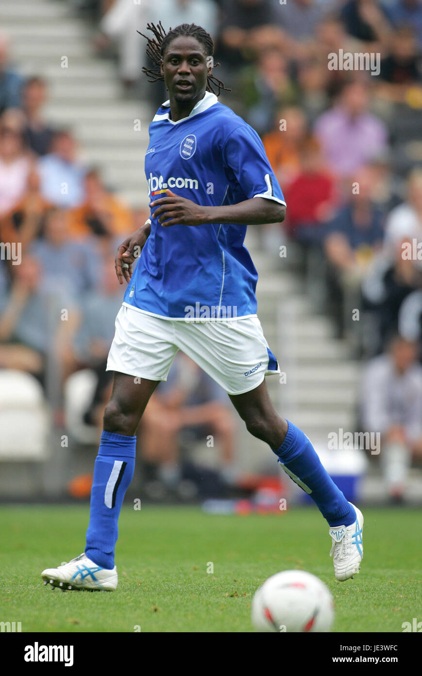 MARIO MELCHIOT BIRMINGHAM CITY FC KC STADIUM HULL ENGLAND 31. Juli 2004 Stockfoto