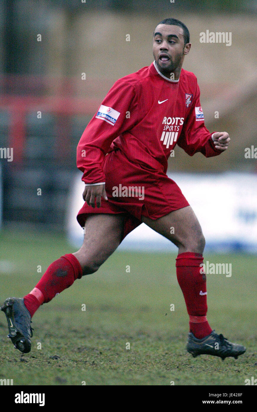 TRISTRAM WHITMAN SCARBOROUGH FC MCAIN Stadion SCARBOROUGH 17. Januar 2004 Stockfoto