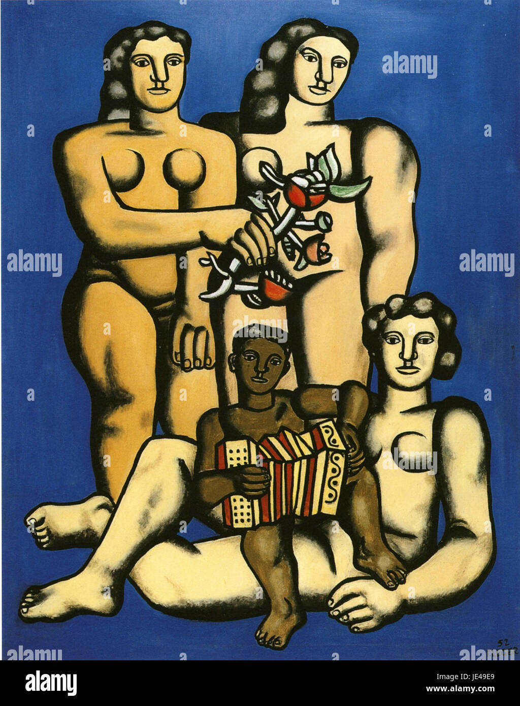Fernand Léger - Les Trois Soeurs - 1952 Stockfoto