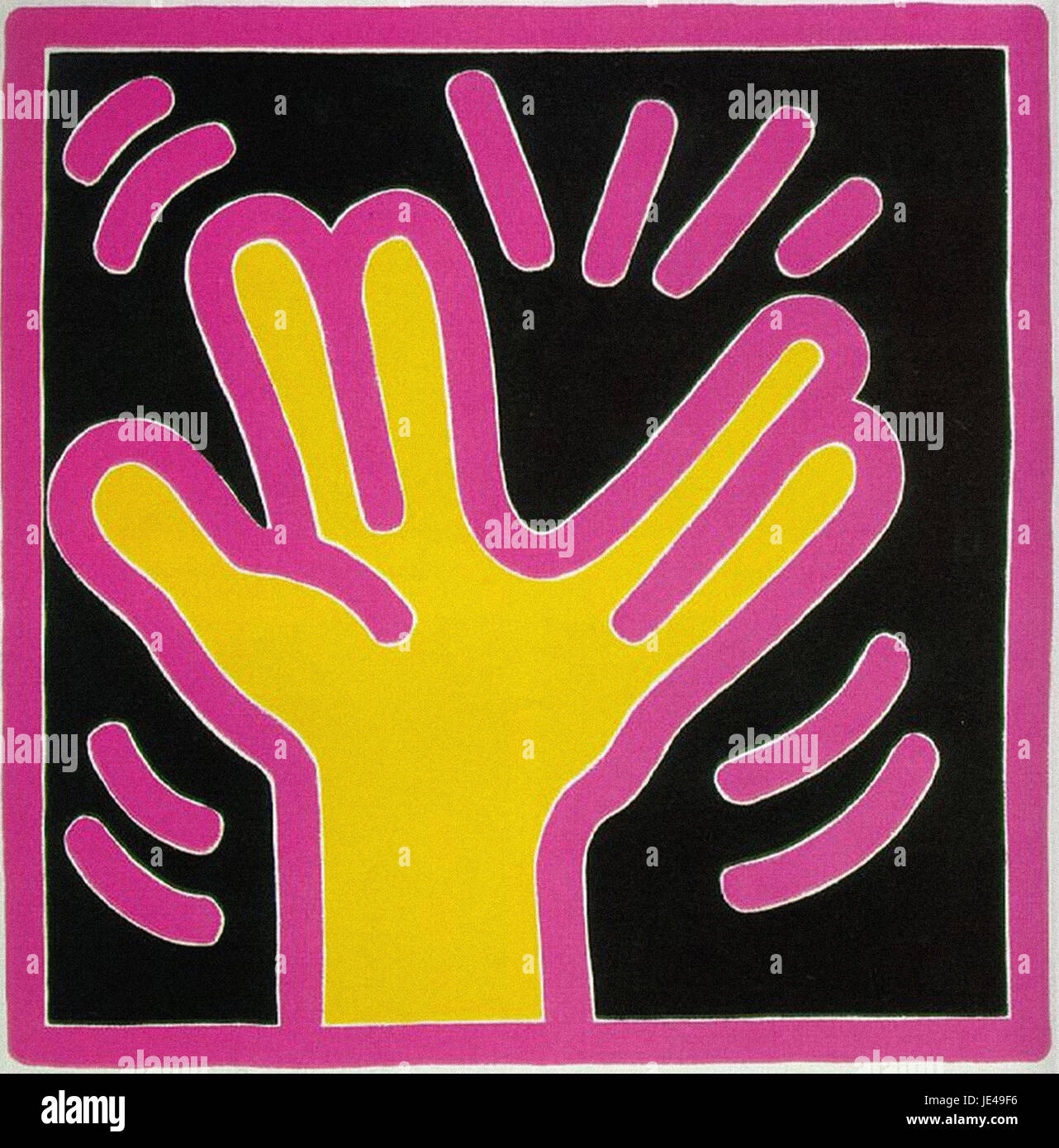 Keith Haring Untitled Stockfoto