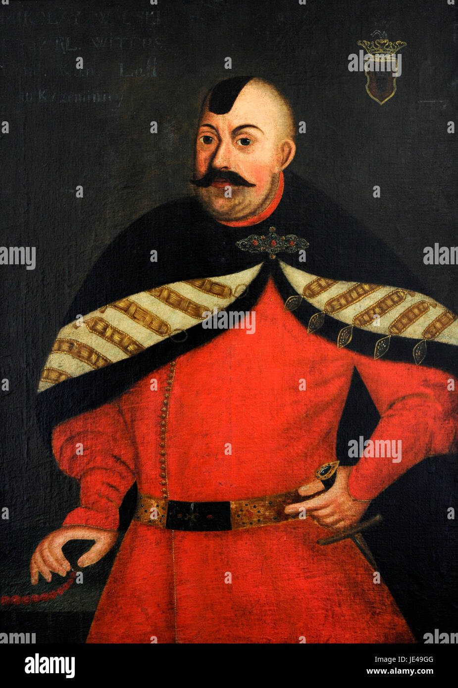 Milolaj Radziwill (1470-1521). Herzog, Chanceller Litauen, Gouverneur von Trakai und Vilnius. Porträt. Litauische artish, 17. Jahrhundert. Vilnius-Bildergalerie. Litauen. Stockfoto