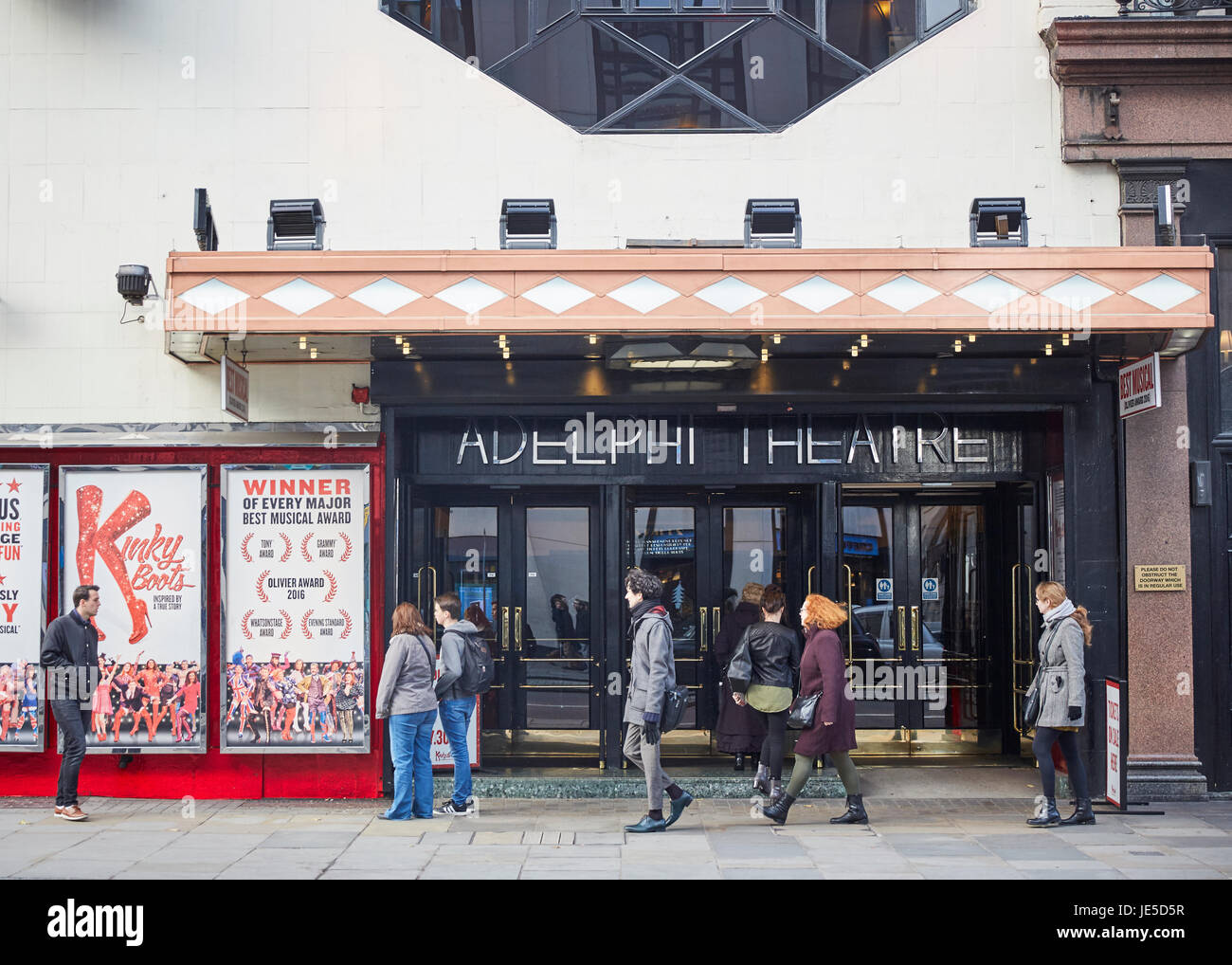 Äußere des Adelphi Theatre, London, UK Stockfoto