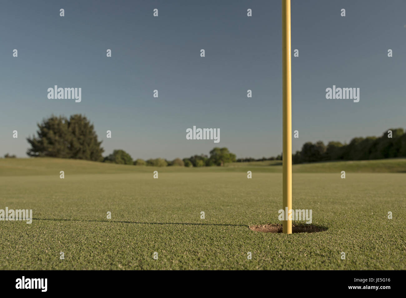 Golfplatz in England Stockfoto