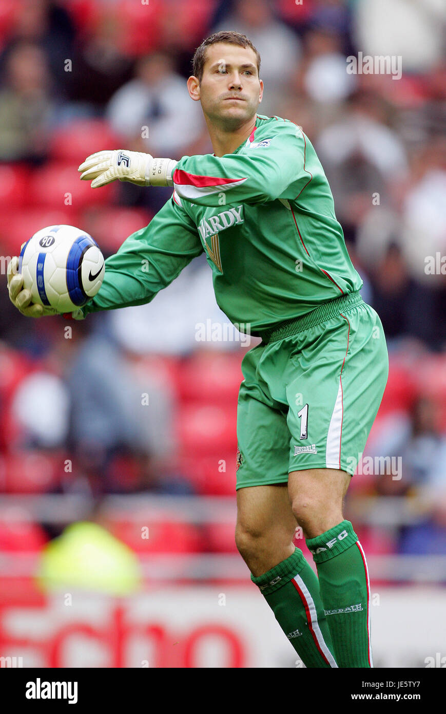 KELVIN DAVIS SUNDERLAND FC Stadion von leichten SUNDERLAND ENGLAND 17. September 2005 Stockfoto