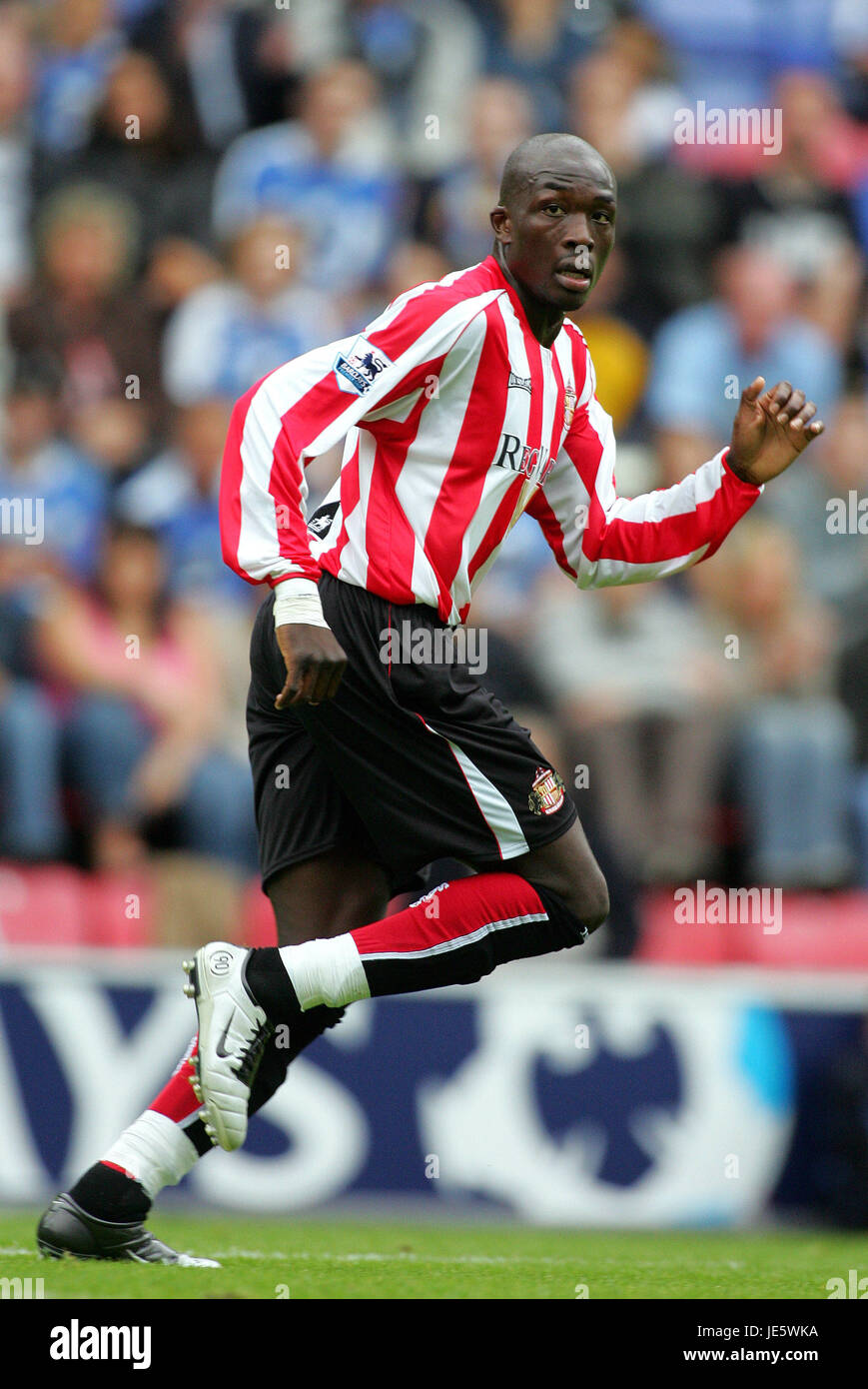 NYRON NOSWORTHY SUNDERLAND FC JJB STADIUM WIGAN 27. August 2005 Stockfoto