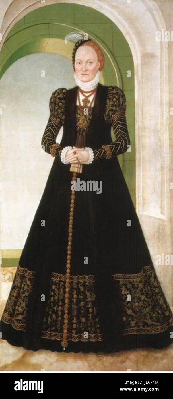 Eine historische Referenz auf eine Figur namens Anna aus dem Jahr 1532, die sich möglicherweise auf eine Person von historischer Bedeutung oder ein Ereignis bezieht, an dem Anna in diesem Jahr beteiligt war. Stockfoto