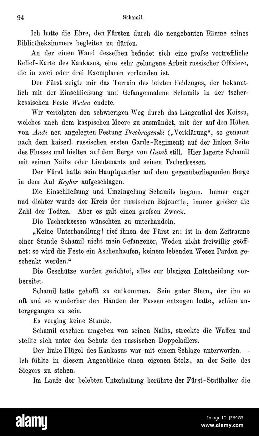 Eine historische Karte von Heinrich Brugschs „Reise nach Persien“, die die geographischen Details Persiens im 19. Jahrhundert zeigt. Die Karte zeigt wichtige Orte und Regionen Persiens während dieser Zeit. Stockfoto