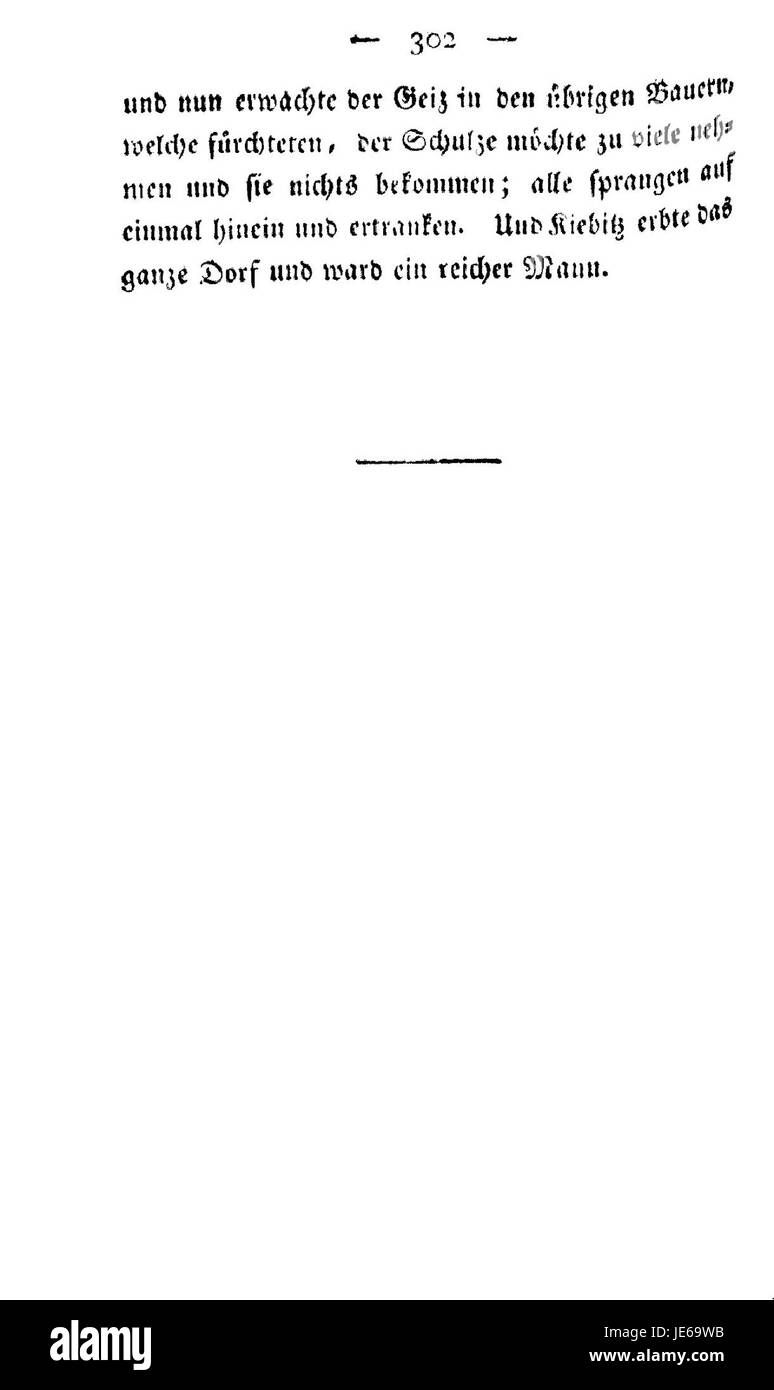 Buesching Volks-Sagen ist eine Sammlung von Volksmärchen und Legenden aus dem badischen Raum. Band 302 enthält weitere regionale Geschichten, die über Generationen weitergegeben wurden. Stockfoto