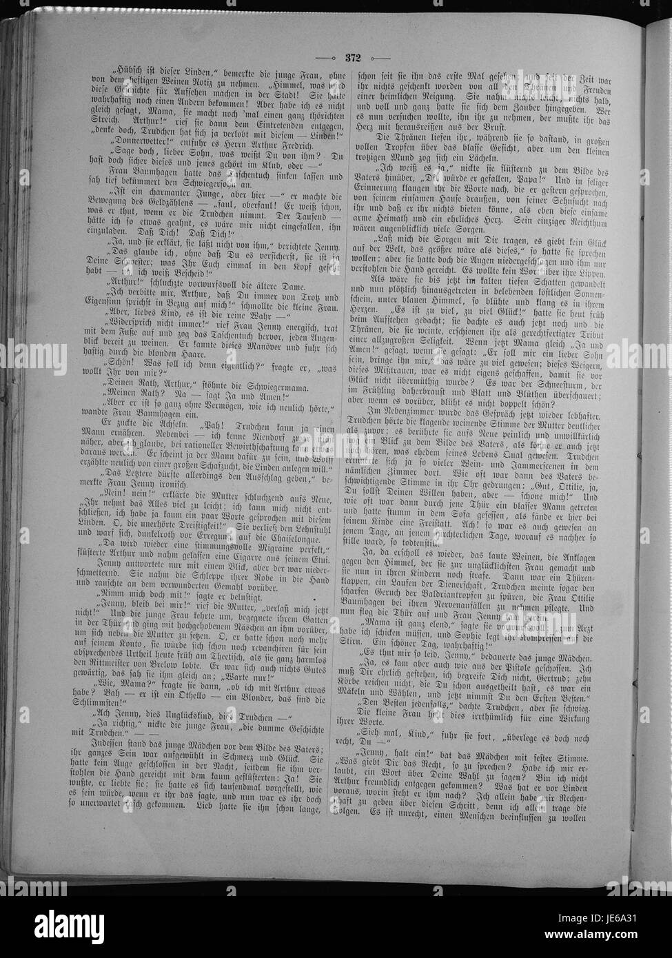 Die 1885 erschienene Ausgabe von „die Gartenlaube“ zeigt eine Vielzahl kultureller, historischer und literarischer Inhalte, die das intellektuelle Klima des 19. Jahrhunderts widerspiegeln. Stockfoto