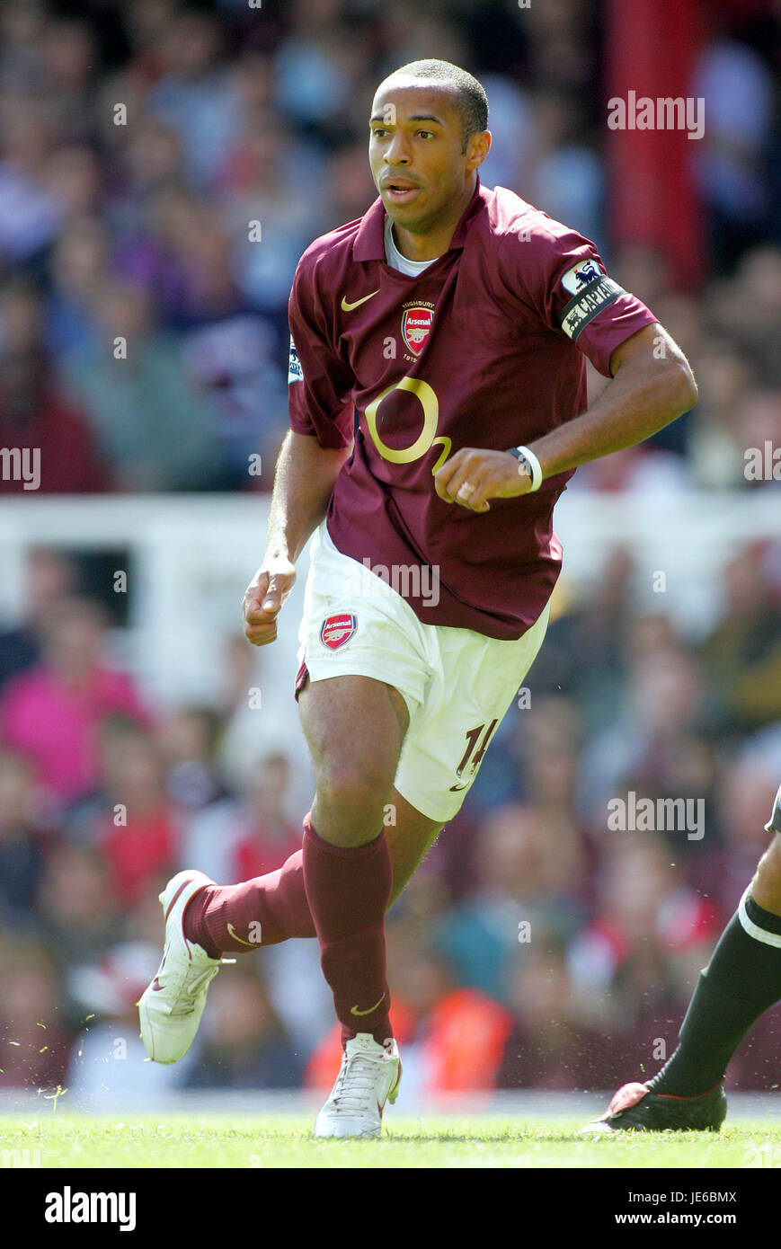 THIERRY HENRY ARSENAL FC HIGHBURY LONDON ENGLAND 14. August 2005 Stockfoto