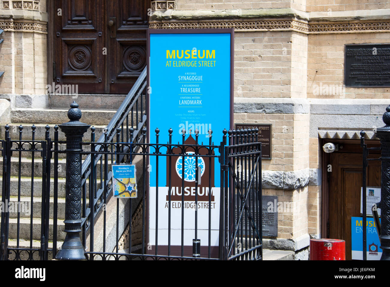 Eldridge Street Synagogue, Stockfoto