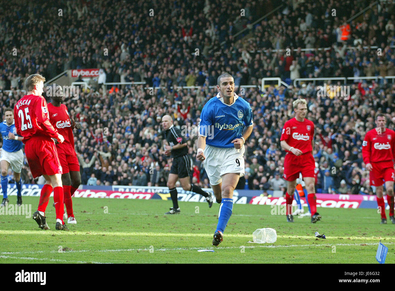 WALTER PANDIANI BIRMINGHAM V LIVERPOOL ST ANDREWS BIRMINGHAM ENGLAND 12. Februar 2005 Stockfoto