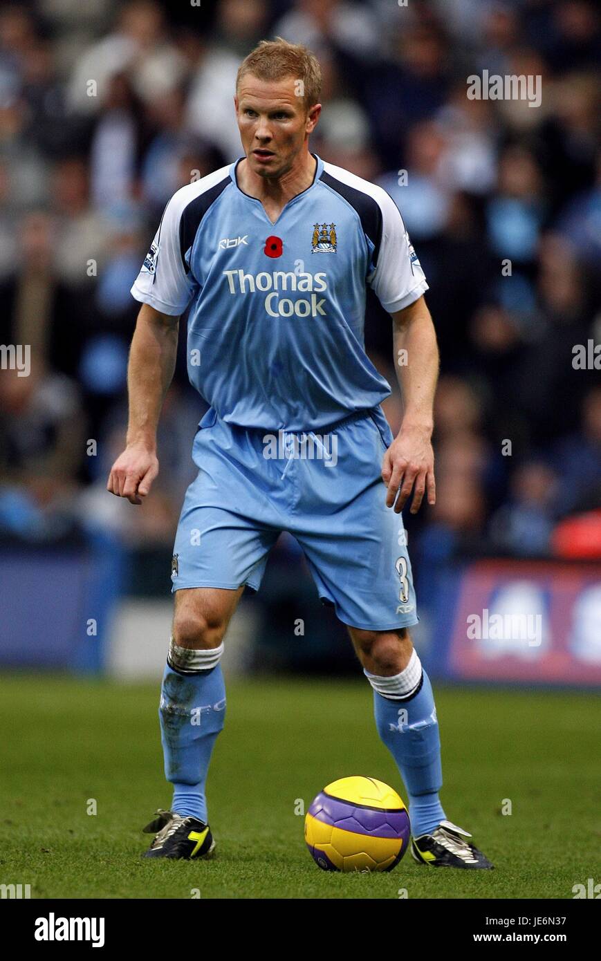 BEN THATCHER MANCHESTER CITY FC CITY OF MANCHESTER STADIUM MANCHESTER Großbritannien 11. November 2006 Stockfoto