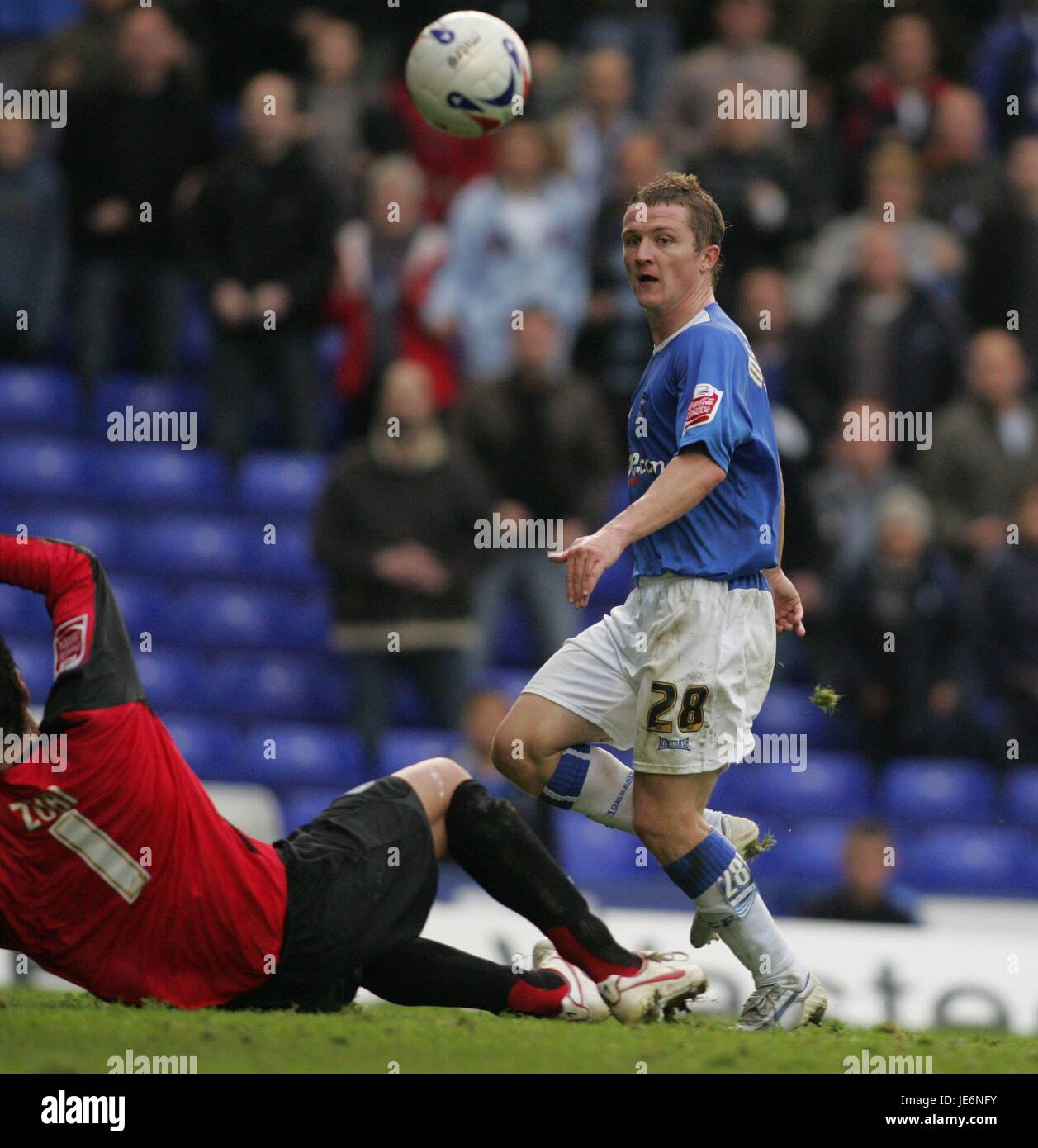 MCSHEFFREY BEKOMMT 2.. BIRMINGHAM CITY V WBA ST. ANDREWS BIRMINGHAM Großbritannien 28. Oktober 2006 Stockfoto