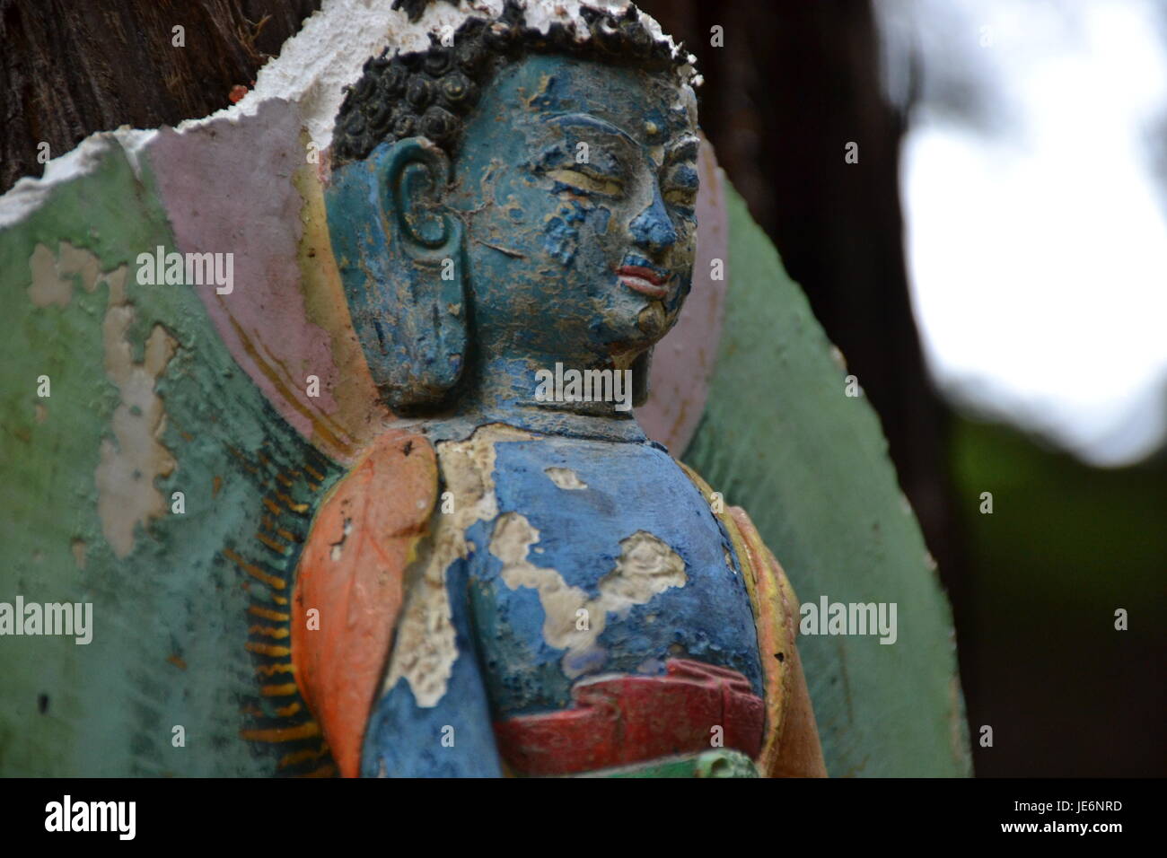 Land der Medizin Buddha, Kalifornien Stockfoto