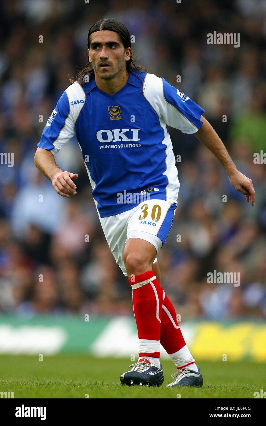 PEDRO MENDES PORTSMOUTH FC FRATTON PARK PORTSMOUTH ENGLAND 14. Oktober 2006 Stockfoto