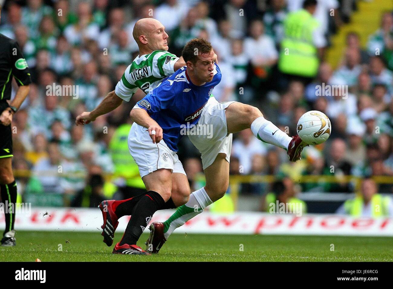 GRAVESEN & ADAM CELTIC V PARK RANGERS CELTIC GLASGOW Schottland 23. September 2006 Stockfoto