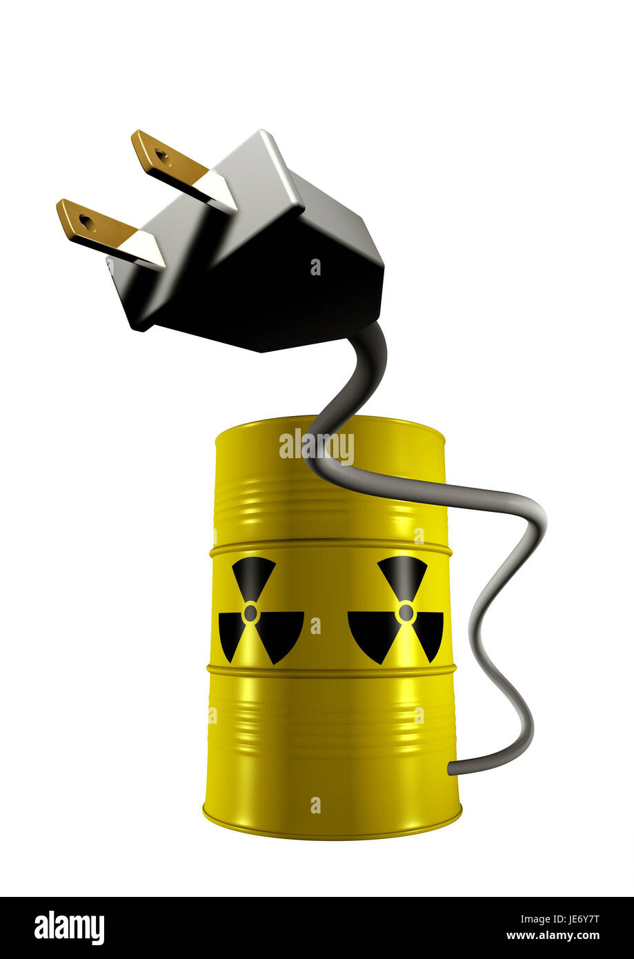Atomenergie, Kernenergie, Strecker, Strom, Stockfoto