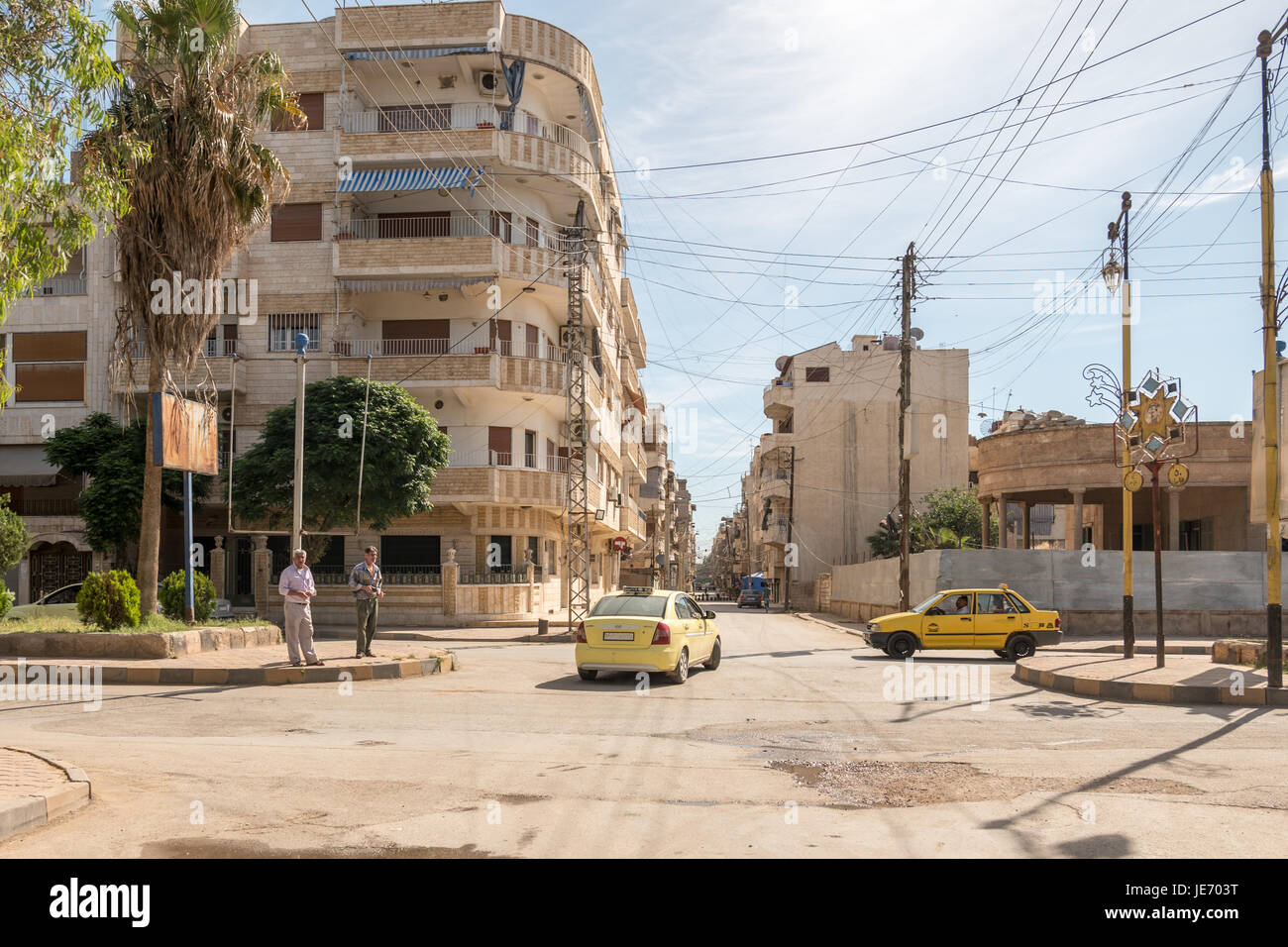 Strassenszene In Kamishli Syrien Stockfotografie Alamy