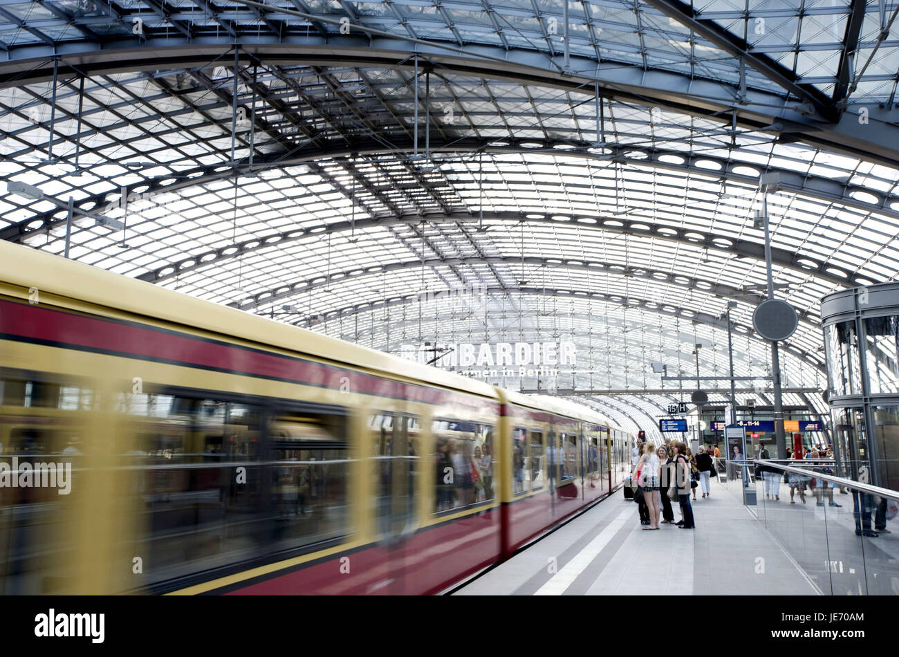 Deutschland, Berlin, Hauptbahnhof, Stockfoto