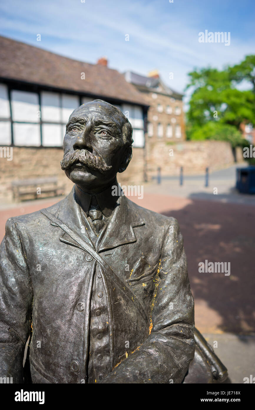 Elgar Bronze Statue Hereford Herefordshire England UK Stockfoto