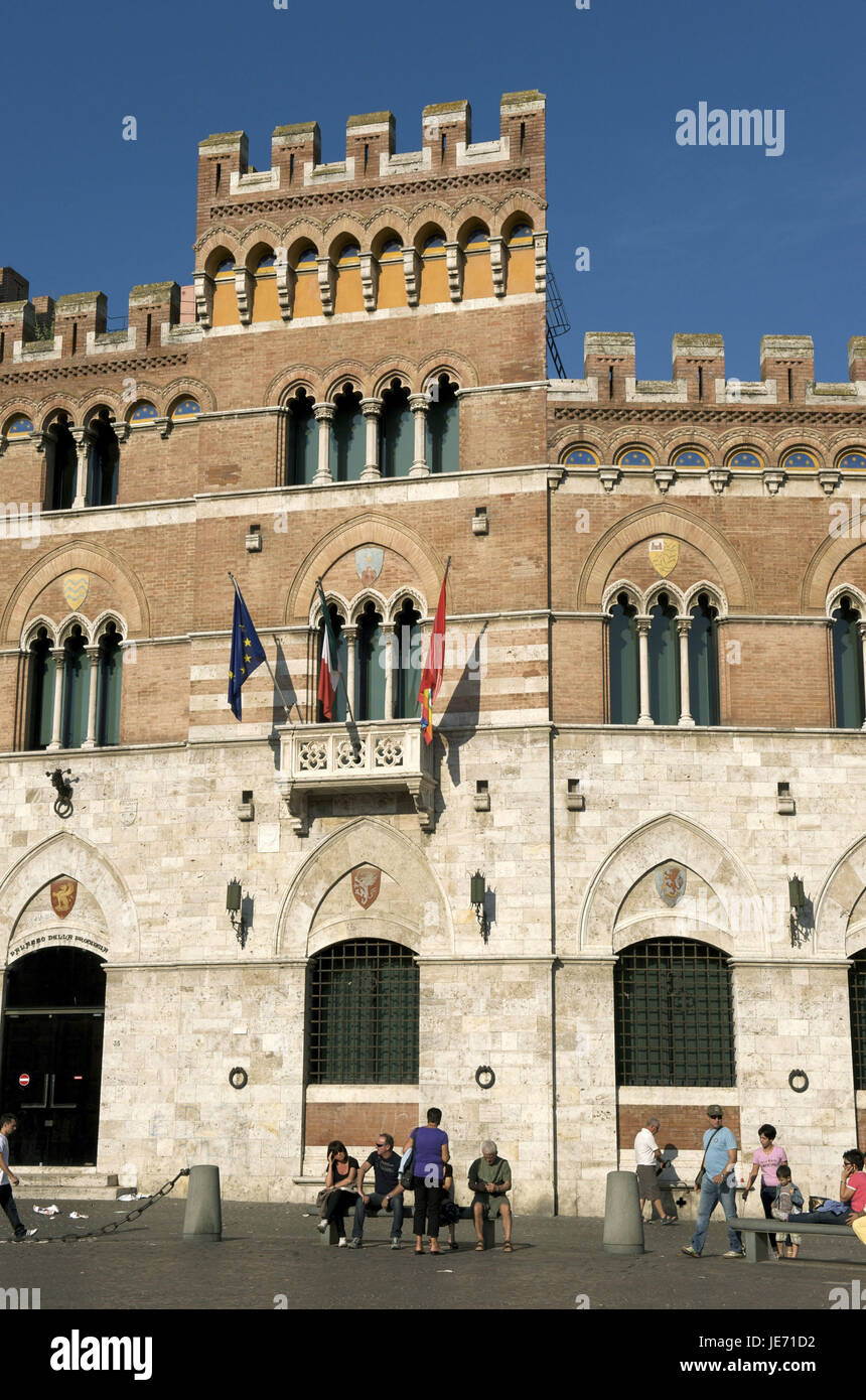 Italien, Toskana, La Maremma, Grosseto, Piazza Dante, Palast der Landesregierung, Stockfoto