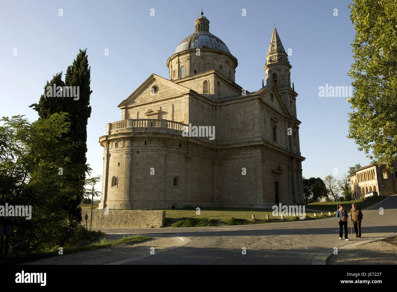 Italien, Toskana, Montepulciano, Kirche Madonna Tu San Biagio, Stockfoto