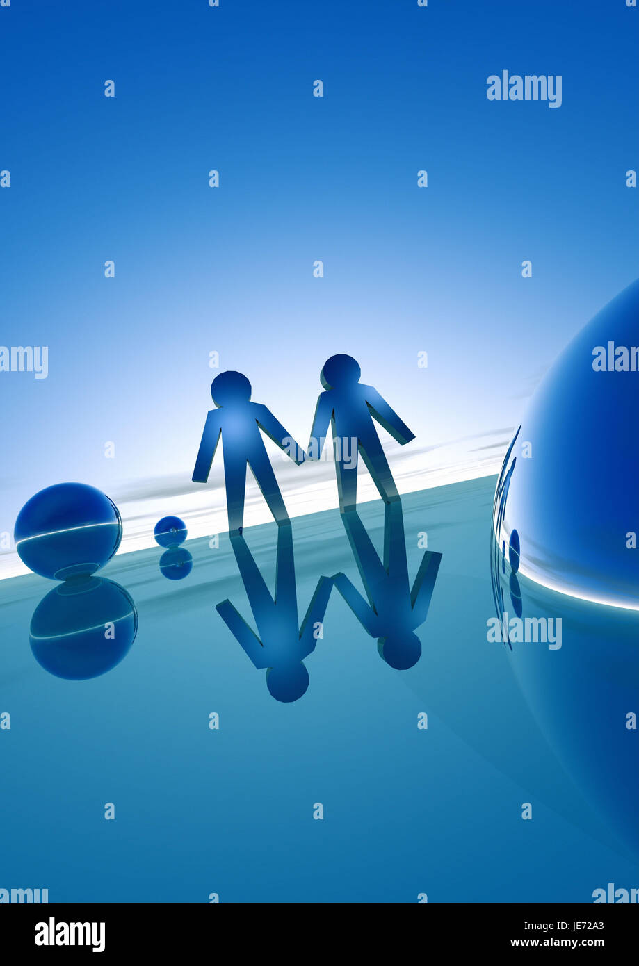 Symbol, Zeichen, paar, Partnerschaft, Stockfoto
