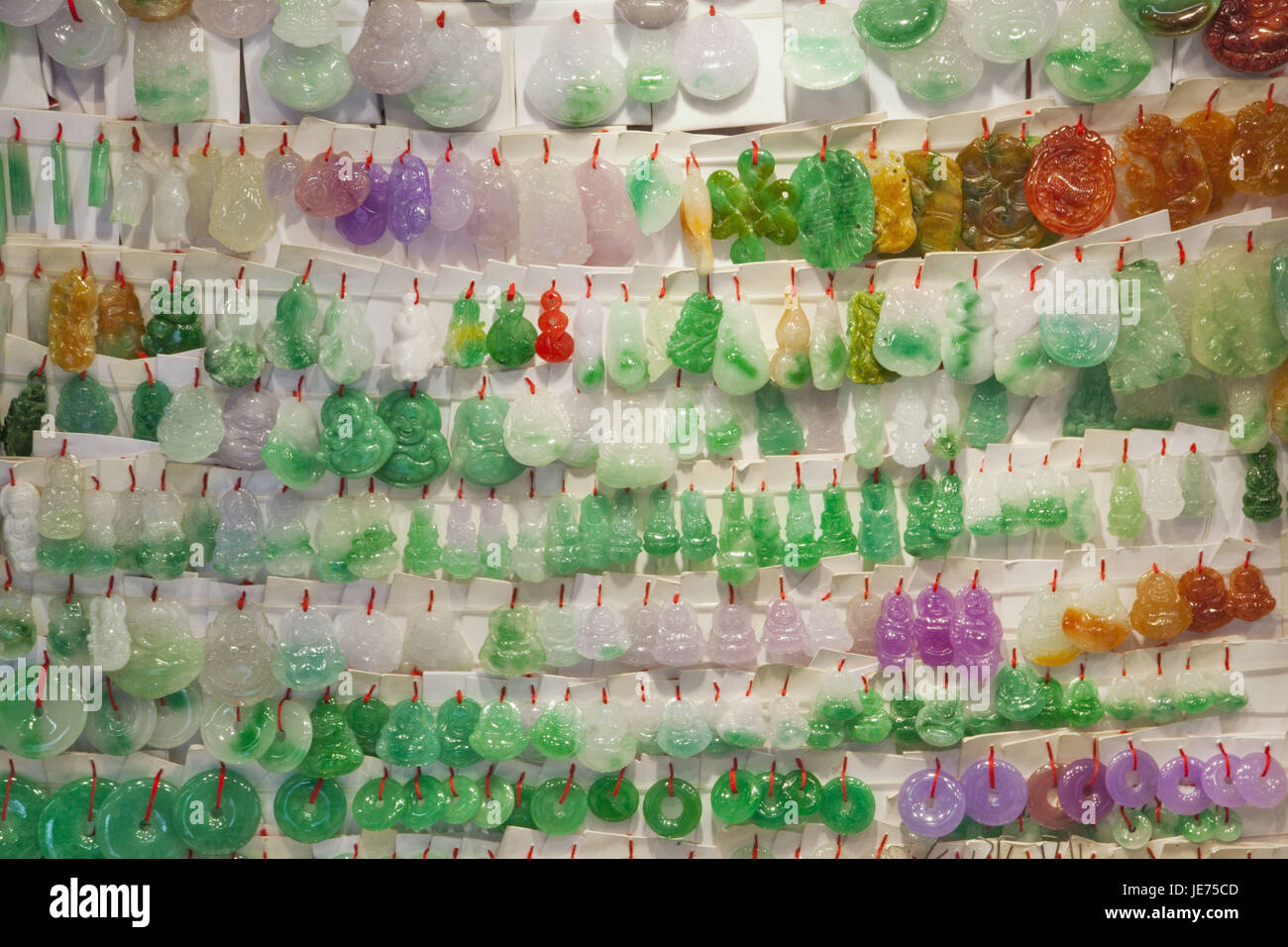 China, Hongkong, Kowloon, Yau Ma Tei, jade-Markt, Stockfoto