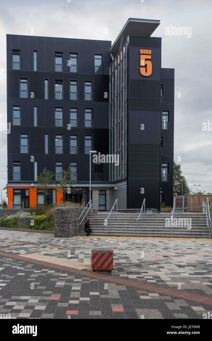 Boho 5 ein EU-finanzierte Büro Gebäude auf dem Campus von Middlesbrough College eine tertiäre oder Weiterbildung Niederlassung in Middlehaven Middlesbrough Stockfoto