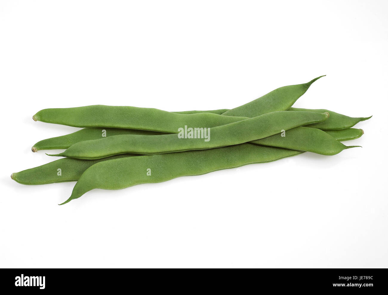 Garten Bohnen, Phaseolus Vulgaris, auch französische Bohnen, grüne Bohnen, Stockfoto