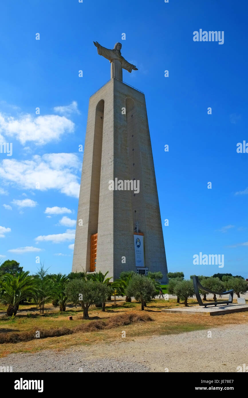 Christus der König Cristo Rei Statue Almada Lissabon Portugal EU ...