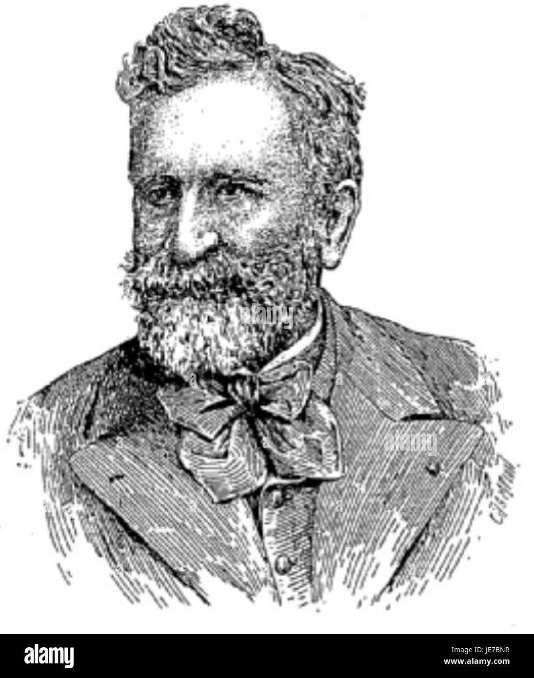 Henri d’Arbois de Jubainville war ein französischer Historiker und Philologe, der für seine Studien zur keltischen Literatur und Kultur bekannt war. Er leistete bedeutende Beiträge zum Verständnis der frühen keltischen Sprachen und Texte. Stockfoto